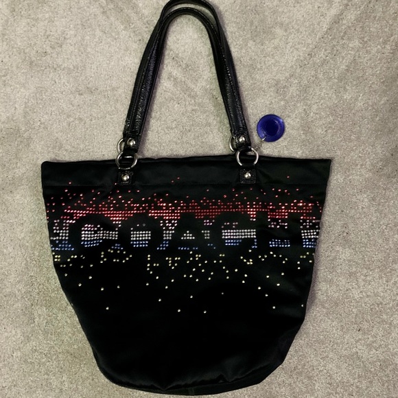 Coach Handbags - COACH “Bling” Large tote handbag purse